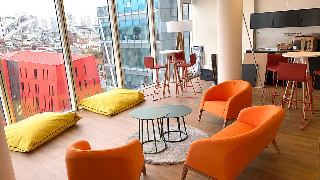 espace de travail détente